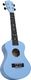 vidaXL Ukulele sopranowe z pokrowcem, dla dzieci, błękitne, 23 4