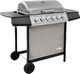 vidaXL 3053630 Grill ogrodowy gazowy 12 kW 37.5 cm x 63.5 cm 1