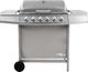 vidaXL 3053632 Grill ogrodowy gazowy 12 kW 37.5 cm x 63.5 cm 2