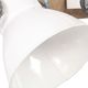 Kinkiet vidaXL Industrialna lampa ścienna, biała, 90x25 cm, E27 6