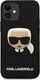 Karl Lagerfeld Etui Karl Lagerfeld KLHCP12SKH3DBK do iPhone 12 mini 5,4 czarny/black hardcase 3D Rubber Karl`s Head 3