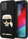 Karl Lagerfeld Etui Karl Lagerfeld KLHCP12MKH3DBK do iPhone 12 /12 Pro 6,1 czarny/black hardcase 3D Rubber Karl`s Head 1