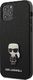 Karl Lagerfeld Etui Karl Lagerfeld KLHCP12LIKMSBK do iPhone 12 Pro Max 6,7 czarny/black hardcase Saffiano Ikonik Metal 1