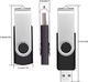 Pendrive Febniscte Pamięć USB 2GB 10 sztuk pendrive'ów - Składane pendrive'y USB 2.0 Pamięć flash USB 2GB - Pendrive FEBNISCTE czarny pendrive dla przyjaciół z pakietem 10 kolorowych wstążek 1