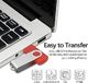 Pendrive Febniscte Pamięć USB 1 GB 10 sztuk pamięci - Składana pamięć flash Wielokolorowe karty pamięci Pendrive 1 GB z brelokiem na klucze - Pamięci flash USB 2.0 Nośnik danych z 10 - pakowymi linkami na rękę firmy FEBNISCTE 2