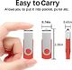 Pendrive Febniscte Pamięć USB 1 GB 10 sztuk pamięci - Składana pamięć flash Wielokolorowe karty pamięci Pendrive 1 GB z brelokiem na klucze - Pamięci flash USB 2.0 Nośnik danych z 10 - pakowymi linkami na rękę firmy FEBNISCTE 8