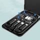 Kabel USB Kaku Kabel z wymiennymi końcówkami 3w1 (USB Typ C + Lightning + Micro USB) 3A 60W 0.28m Ładowanie i Transfer danych + Igła do tacki SIM KAKU Kuhe Multi-pur 10