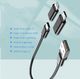 Kabel USB Kaku Kabel z wymiennymi końcówkami 3w1 (USB Typ C + Lightning + Micro USB) 3A 60W 0.28m Ładowanie i Transfer danych + Igła do tacki SIM KAKU Kuhe Multi-pur 11