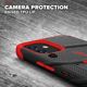 Zizo Zizo Bolt Cover - Pancerne etui na iPhone 12 MINI ze szkłem na ekran + podstawka + uchwyt do paska (czarny/czerwony) 8
