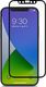 Moshi Moshi iVisor AG - Matowa folia ochronna na ekran iPhone 12 / iPhone 12 Pro (czarna ramka) 1