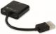 Adapter AV Techly HDMI - D-Sub (VGA) + Jack 3.5mm czarny (306301) 1