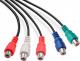 Adapter AV AVerMedia RCA (Cinch) x5 - HDMI + USB-A 0.15m czarny (61ET1130A0AD) 1