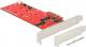 Kontroler Delock PCIe 2.0 x4 - 2x M.2 SATA (89388) 3