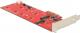 Kontroler Delock PCIe 2.0 x4 - 2x M.2 SATA (89388) 1
