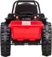 Lean Cars Traktor na Akumulator z Przyczepą HL388 Czerwony 3