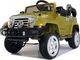 Lean Cars Auto na Akumulator Jeep JJ245 Zielony 4