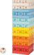 Classic World CLASSIC WORLD Drewniana Kolorowa Gra Wieża Deluxe Jenga 2