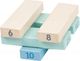 Classic World CLASSIC WORLD Drewniana Kolorowa Gra Wieża Deluxe Jenga 4
