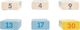 Classic World CLASSIC WORLD Drewniana Kolorowa Gra Wieża Deluxe Jenga 6