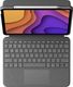 Logitech Folio Touch iPad – Etui z klawiaturą, trackpadem i Smart Connector do iPada Air 11 cali (M2 i M3), iPada Air (4. i 5. generacji), QWERTY UK Layout - Szary (920-009968) 1