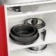 Patelnia Tefal Tefal L67193 Ingenio Authentic zestaw patelni, 24 cm, 28 cm, aluminium, czarny 4