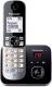Telefon stacjonarny Panasonic Czarno-srebrny 1