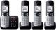 Telefon stacjonarny Panasonic Czarno-srebrny 1