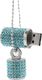 Pendrive Shooo Shooo USB Flash Drive, Bling Rhinestone Diamond Crystal Glitter Lipstick Case Luminous Jewelry Naszyjnik, 64 GB, Lake Blue 1