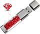 Pendrive Shooo Shooo 64GB Jewelry Crystal USB 2.0 Flash Drive dla dziewczynek, Fast Speed ??Flash Stick Pendrive, Ruby 1