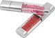 Pendrive Shooo Shooo 64GB Jewelry Crystal USB 2.0 Flash Drive dla dziewczynek, Fast Speed ??Flash Stick Pendrive, Ruby 2
