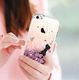 LeYi Pokrowiec LeYi iPhone 5S / iPhone SE / iPhone 5 / iPhone SE 2 Brokatowy z folią ochronną HD, pokrowiec Zderzak TPU Quicksand przezroczysty pokrowiec ochronny na etui iPhone 5S ZX czerwony różowe złoto 7