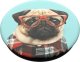 PopSockets PopSockets PopGrip - Wysuwana podstawa i uchwyt do smartfonów i tabletów z wymienną pokrywą - Studious Stu 1