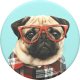 PopSockets PopSockets PopGrip - Wysuwana podstawa i uchwyt do smartfonów i tabletów z wymienną pokrywą - Studious Stu 2