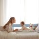 Severno Łóżeczko turystyczne składane dostawne Close To Mommy szare 1