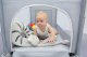 Severno Łóżeczko turystyczne składane dostawne Close To Mommy szare 3