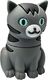 Pendrive Ulticool Ulticool Cat 8 GB - Puss Cat - Memory Stick Pamięć USB - Pendrive - Pen Drive - Szary Czarny - Unikalny Oryginalny Design - Szary 1