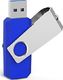 Pendrive TOPESEL Pamięć USB 128GB 3.0, pamięć TOPESEL Pamięć flash USB Pendrive Obrotowa konstrukcja 360 z kółkiem na klucze, niebieski 5