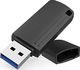 Pendrive Vansuny Pamięć USB 3.0 256GB, Vansuny odczytuje do 100MB / s pendrive USB, pendrive z nasadką i otworem na linę, pendrive do laptopa / PC / TV / radio samochodowe, czarny 6