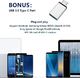 Pendrive Zhake Pamięć USB 64 GB 4 w 1 Rozszerzenie pamięci flash USB 3.0 Zewnętrzna pendrive Pendrive, dla Apple iOS iPhone iPod iPad Telefon komórkowy OTG Typ C USB C Komputer Andriod Mac Laptop PC (różowy) 1