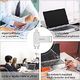 Pendrive Zhake Pamięć USB 128 GB na iPhone'a Rozszerzenie pamięci zewnętrznej USB 3.0 Pamięć flash Kompatybilna z Apple iOS iPhone iPod iPad Telefon komórkowy OTG USB C Komputer Andriod Mac Laptop PC ZHAKE Srebrny 8