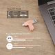 Pendrive Zhake Pamięć USB C ZHAKE USB 3.0 64GB Pamięć USB 3 w 1 OTG, rozszerzenie pamięci pendrive do MacBooka Pro, telefonu komórkowego z systemem Android, podkładki, laptopa telefonu komórkowego typu C i komputera ?Różowy? 4