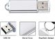 Pendrive Datarm Memory Stick 4GB 5 sztuk Mini USB Stick - 4 GB USB Flash Drive 5 - pak Pendrive Przenośny Memory Stick - Srebrny Metal Pamięci flash USB2.0 Datarm 2