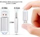 Pendrive Datarm Memory Stick 4GB 5 sztuk Mini USB Stick - 4 GB USB Flash Drive 5 - pak Pendrive Przenośny Memory Stick - Srebrny Metal Pamięci flash USB2.0 Datarm 4