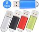 Pendrive Datarm Pamięci USB 2 GB 5 sztuk kolorowych pendrive'ów - metalowa pamięć flash USB 2 GB Pendrive 5 sztuk Nośnik danych - przenośna wielokolorowa pamięć USB 2.0 z nasadką do celów reklamowych 1