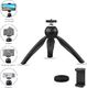 Statyw MoKo MoKo Mini Przenośny telefon komórkowy / tablet / e - czytnik Stojak 2 szt., Uchwyt biurkowy na 6 - 8 , iPhone 11 Pro Max / 11 Pro / 11 / XS Max / XR / Xs / X, iPad Pro 11 / Mini 5/4 / 3, Galaxy S20 6, 2 / Note 10 + / 10, czarny 1