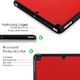 Etui na tablet FOREFRONT Pokrowiec Forefront Etui na Apple iPad 9, 7 cala 2017 Pokrowiec ochronny piątej generacji i podstawka - Lekki cienki, wszechstronna ochrona urządzenia i funkcja automatycznego budzenia w trybie uśpienia - czerwony 5