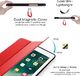 Etui na tablet FOREFRONT Pokrowiec Forefront Etui na Apple iPad 9, 7 cala 2017 Pokrowiec ochronny piątej generacji i podstawka - Lekki cienki, wszechstronna ochrona urządzenia i funkcja automatycznego budzenia w trybie uśpienia - czerwony 7