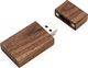 Pendrive Yaxiny Pamięć USB Yaxiny wykonana z drewna orzechowego, prostokątny kształt, USB 2.0 / 3.0, 5 sztuk Wood Disk - 4 2.0 / 4GB 5