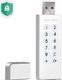 Pendrive Lepin Szyfrowana pamięć USB, pamięć flash szyfrowana Lepin 32 GB 256 - bitowy sprzęt AES - XTS szyfrowany rozszerzony (biały) 1