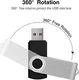 Pendrive Kootion KOOTION 5 sztuk Pamięci USB 64GB Pamięć USB 2.0 Pamięci USB 5 wielokolorowych, obracanych o 360 metalowych konstrukcji z brelokiem do kluczy Pamięci USB (5 kolorów: czarny, biały, czerwony, żółty, fioletowy) 6